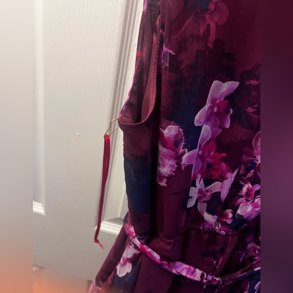 Jennifer Lopez dress size large new w/o tags floral - Picture 3 of 9